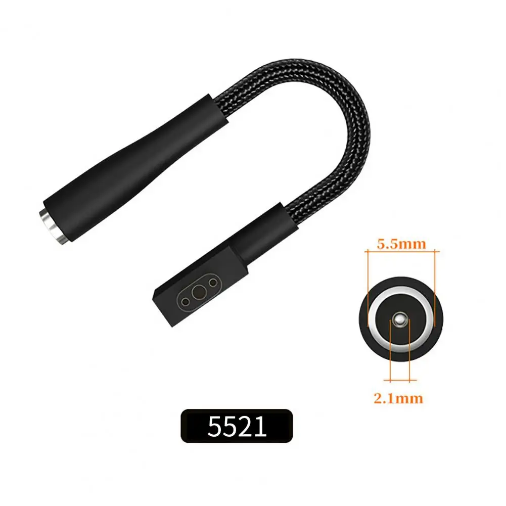 Charger Converter Cable High-quality Portable Power Adapter Cable DC Female to 3 Pin Notebook Power Converter Cable