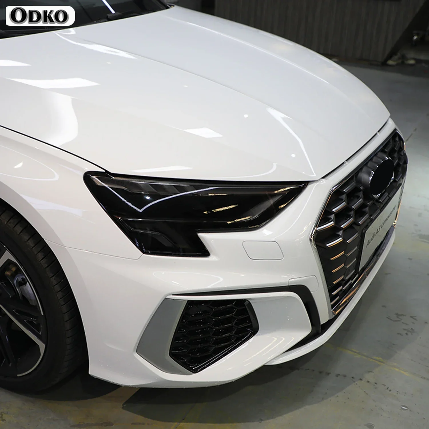 

Car Accessories Fit for Audi A3 8Y Sportback Sedan 2021 Headlight Tint Black Transparent Protective Film Protection TPU Sticker