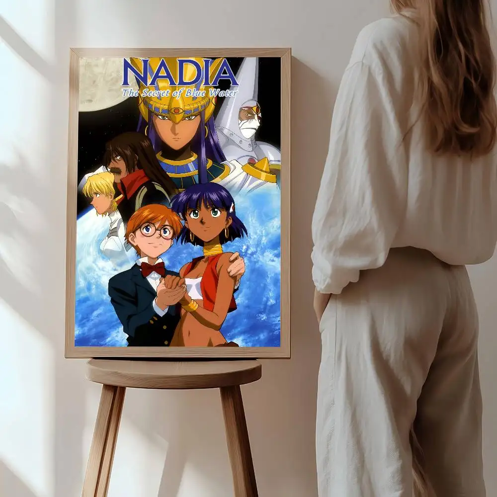 ناديا سر المياه الزرقاء أنيمي DIY لزجة المشارك خمر غرفة بار مقهى ديكور ديكور المنزل