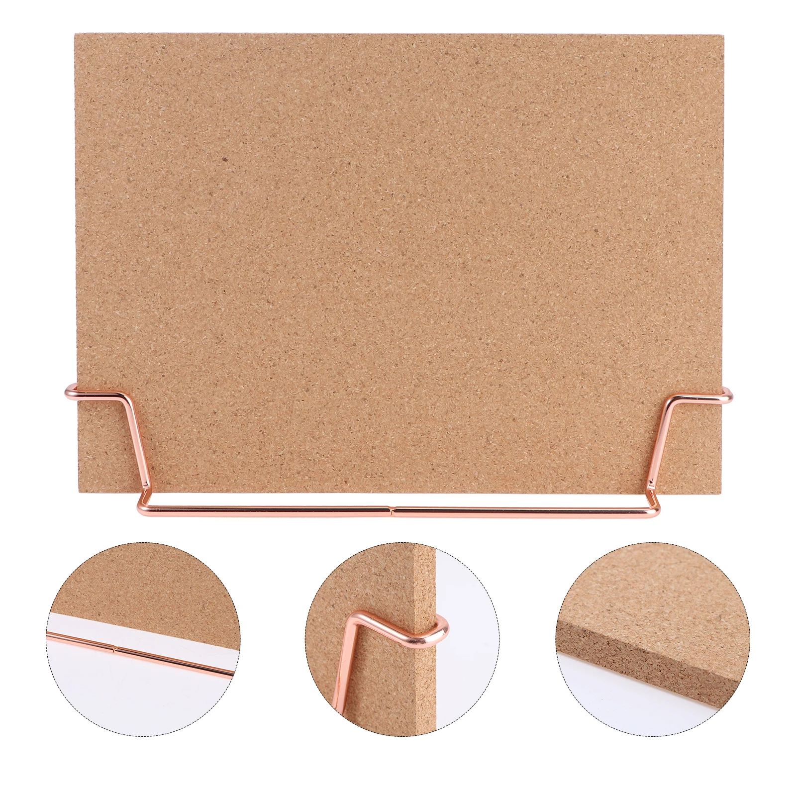 Papan Pemberitahuan Cork untuk Papan Pemberitahuan Rumah, Kantor, Kelas, Pesan Restoran, Papan Memo, Alas Papan Pemberitahuan Rose Gold