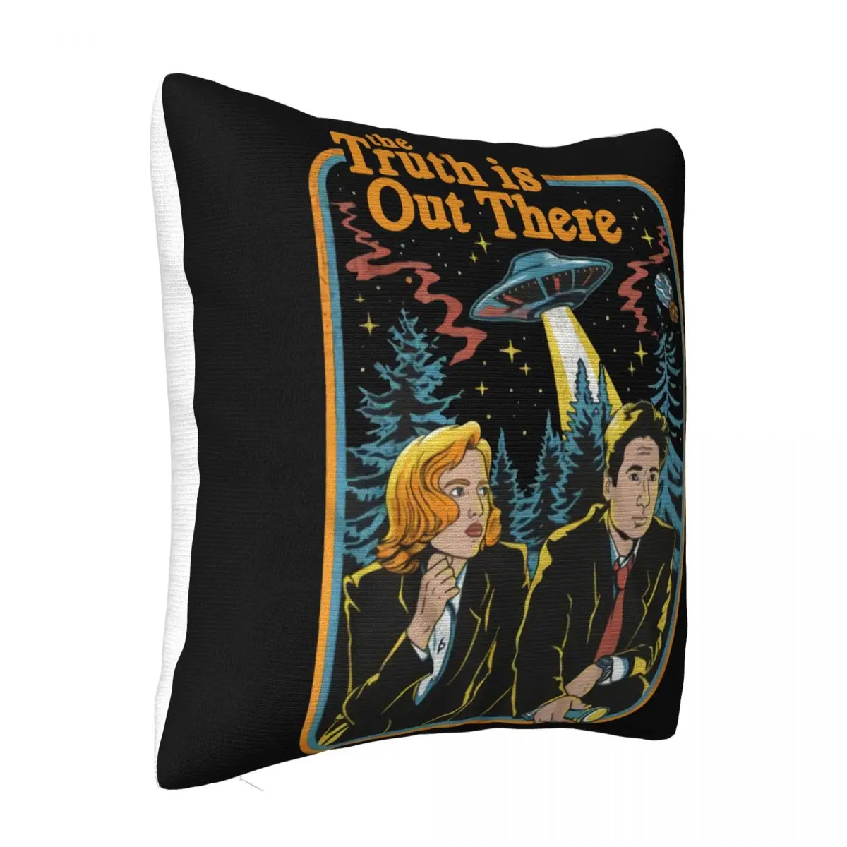 The X Files Science Fiction Tv Retro Picture Full Color Adult New Design Middle Aged Pillow Case