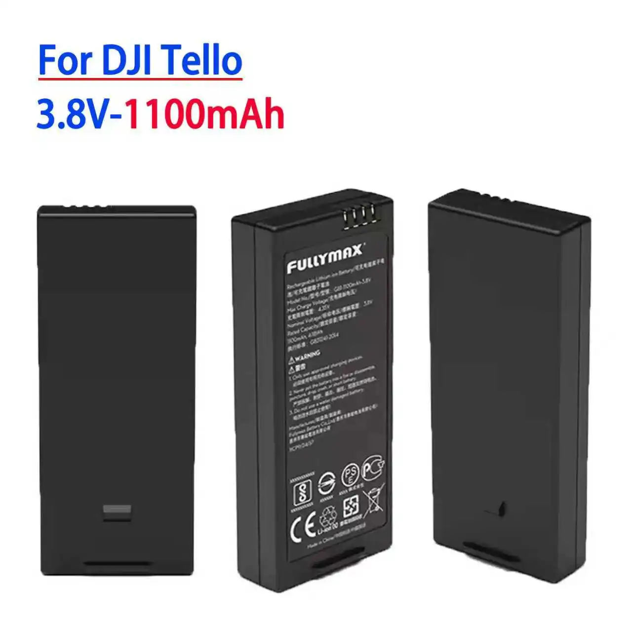 

3.8V 1100mAh For DJI Tello Intelligent Flight Drone Battery Rechargeable Battery Accessories Replacement Part