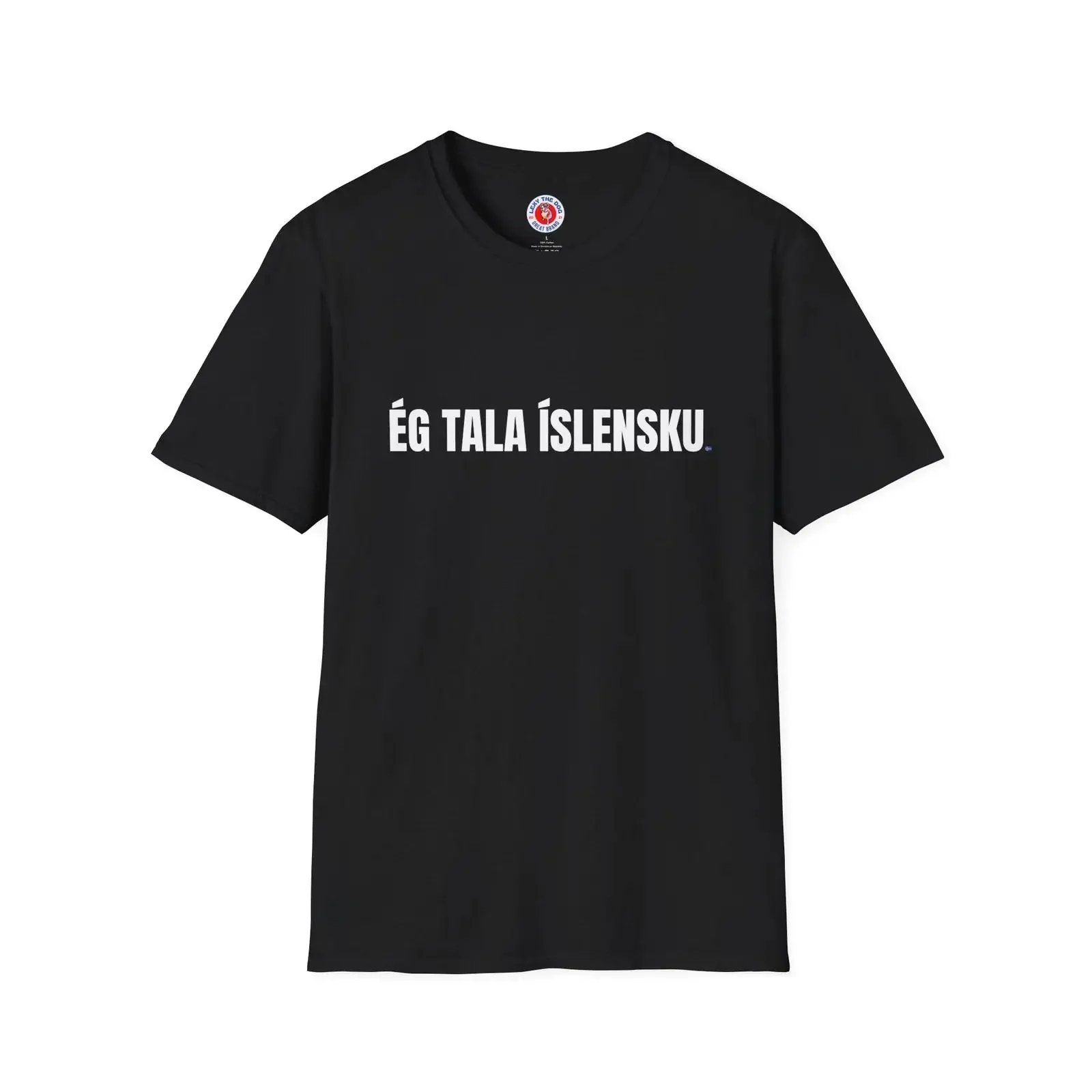 Ég tala íslensku I speak Icelandic ICELAND Softstyle T Shirt Image 1 of 4 vintage Washed Casual Unisex Breathable Versatile