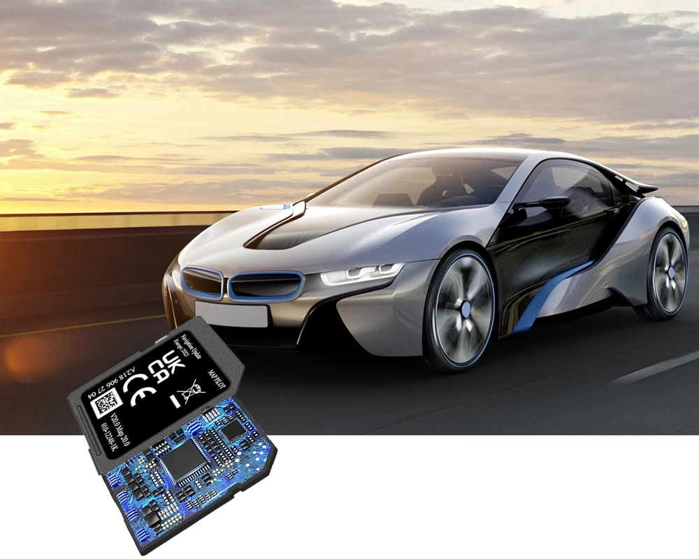 32GB Full 2025 Version Car Navigation Europe SD Card V20 for Mercedes A B C E M ML MLC-Class Sat Card Maps UK EU
