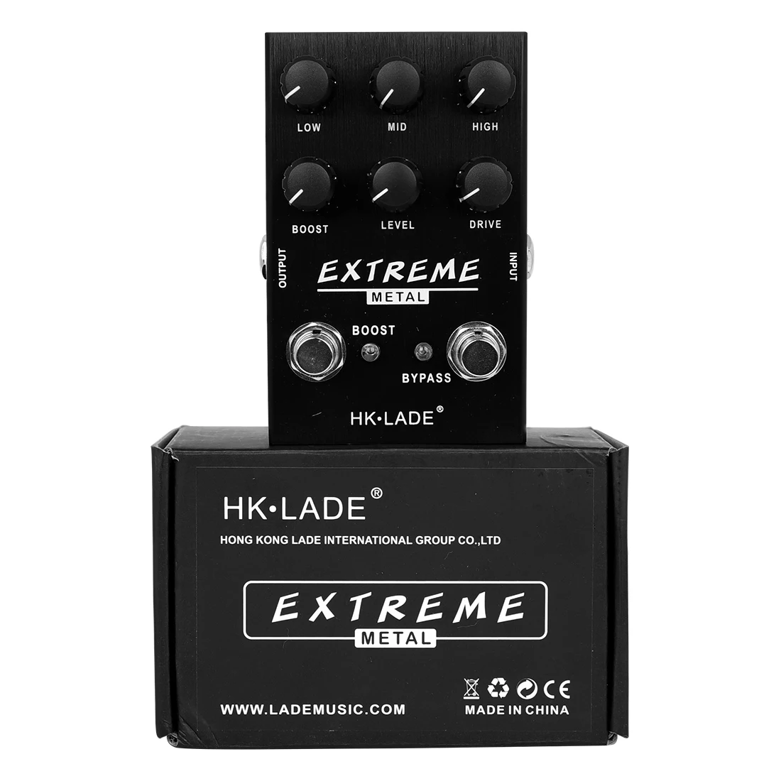 HK·LADE Extreme Metal Distortion Guitar Effect Pedal Metal Rock and Punk Sounds Electric Guitar Pedal True Bypass Guitar Parts