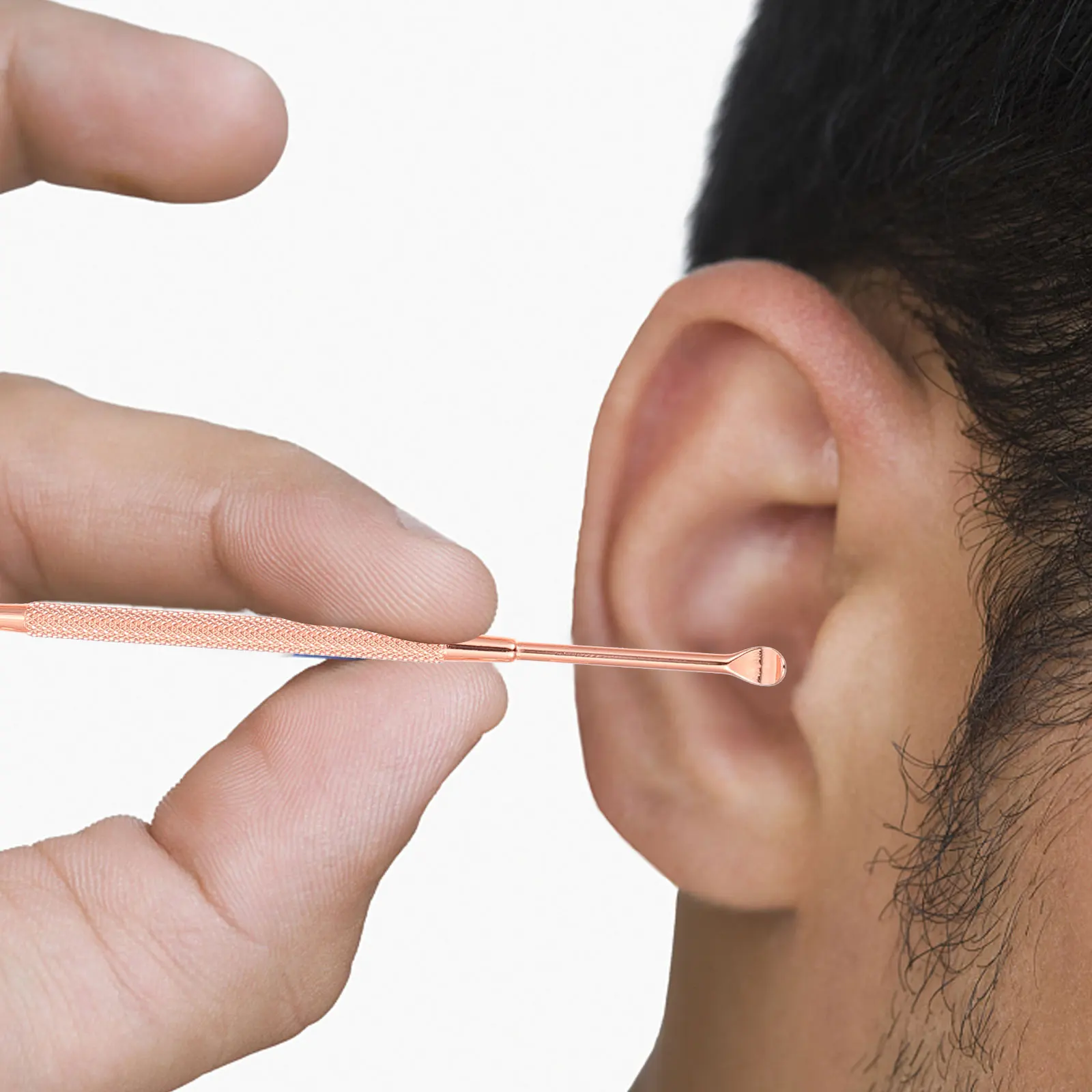 

Набор ушных щипцов, инструменты для чистки, реквизит для сбора ушной серы, домашний комплект, принадлежности для удаления первого поколения, нержавеющая сталь для человека