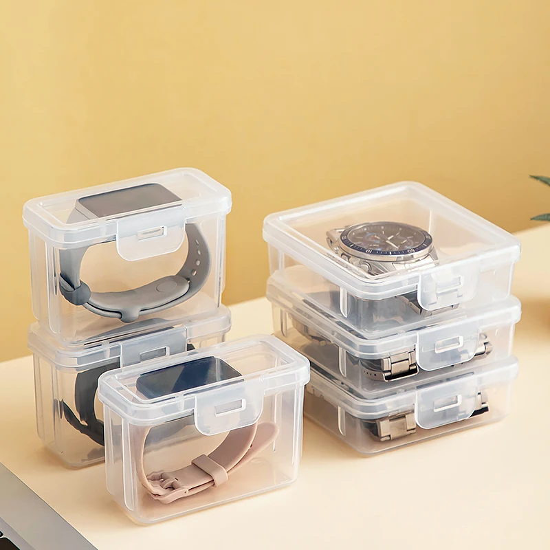 PP Watch Storage Box Watch Collection Transparent Display Box Children'S Electronic Watch Sorting High-End Watch Storage Box