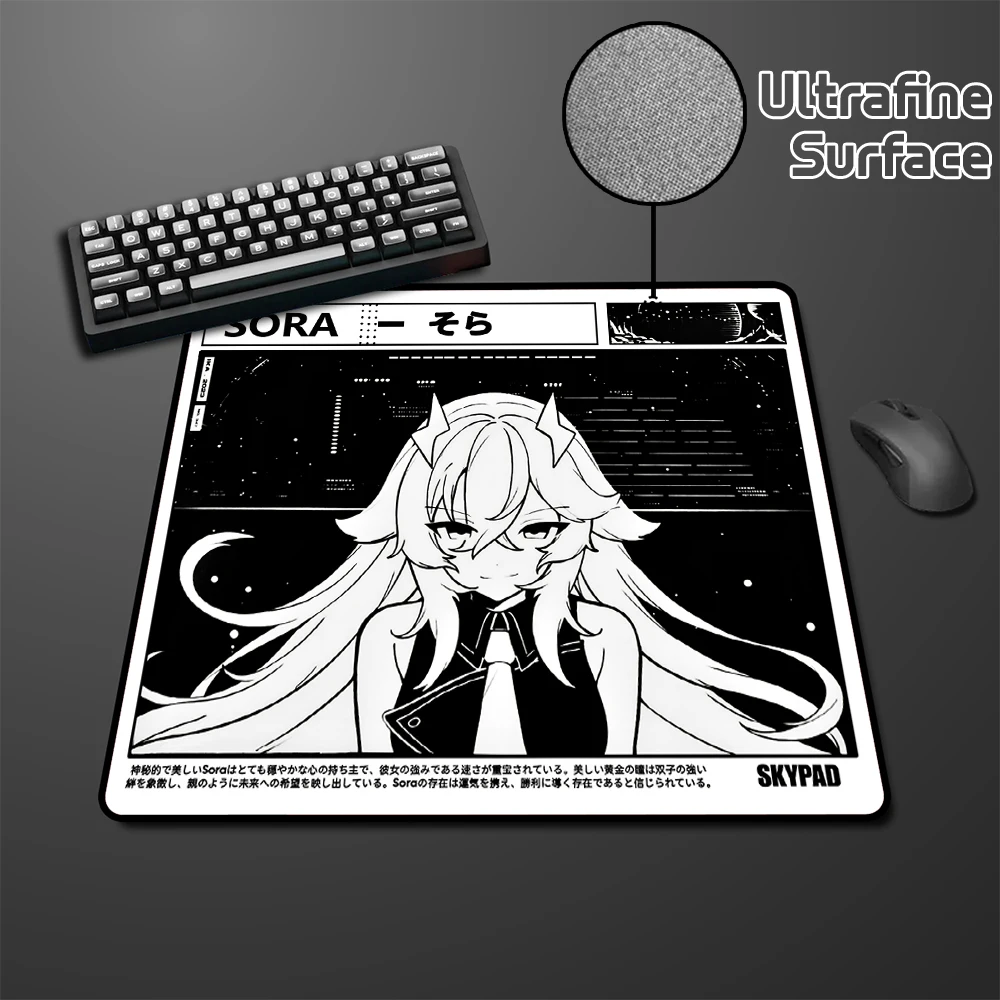 열광적인 Sora 게이밍 마우스 패드, Fps 전문 미끄럼 방지 E 스포츠 마우스 패드, 게이머 밸런스 컴퓨터 마우스 매트, 노트북 데스크 매트