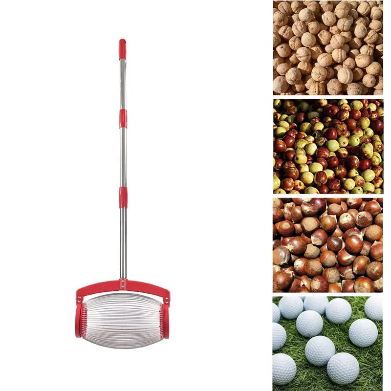 ABAG قابل للتعديل الجوز جمع مع مقبض طويل توفير العمالة الأسطوانة ل البقان الجوز الكستناء الأسطوانة الحصاد المنتقى #4