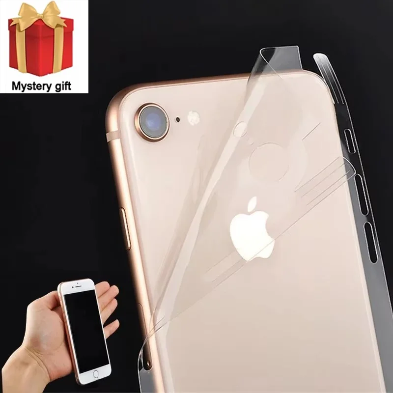 2024 New Clear Hydrogel Film Ice Film Matte Film Back Film For iPhone 16 15 14 13 12 11 Pro Max XS XR 678 Full Coverage Sticker