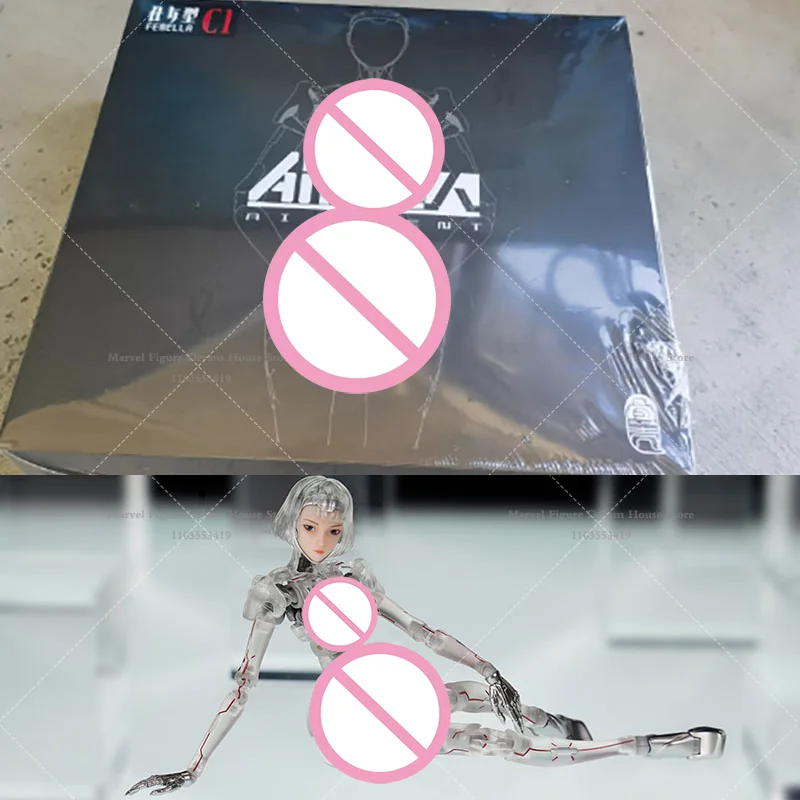 

In Stock 1/12 Scale Cyberpunk Mech AI Agent Female C1 6-inch Full Set Action Figure Soldier Collectible Toys Height About 17CM