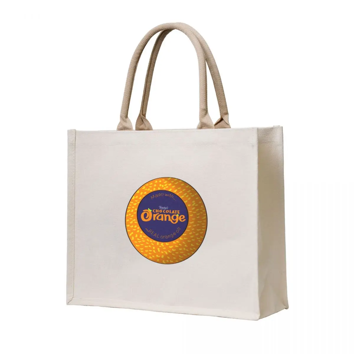 

terry’s chocolate orange Tote Bag Portable shopping bag female bag Shopper tote custom