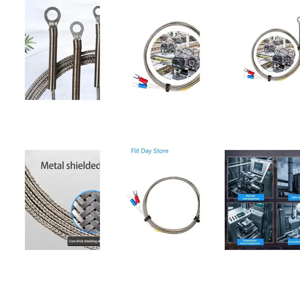 F92C K Type Thermocouple Temperature Sensoring  Metal Patches Designs for Industrial Use