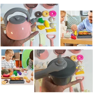 Juguetes Kids Kitchen Juego 92/69/59 PCS Play Kit de accesorios de cocina con jugadas de juego Firito cocinando comida para niños 10 mejores set de cocina de ventas para niños - №4