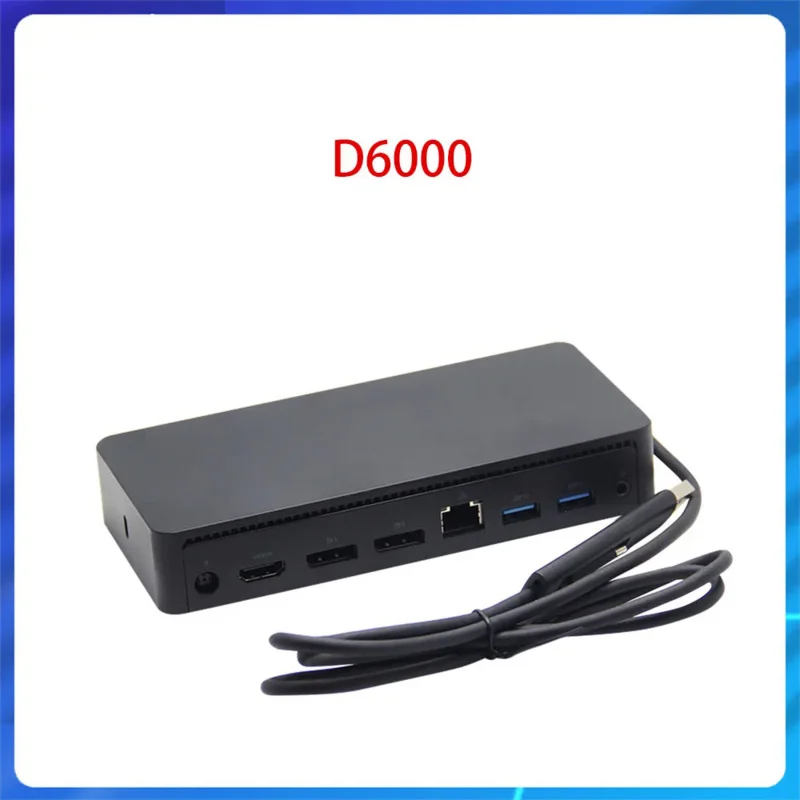 

90%NEW D6000 Switch Docking Station Laptop Power DisplayLink Thunderbolt 3 USB-C Expansion Dock M1 M2 External Three 4k Screen