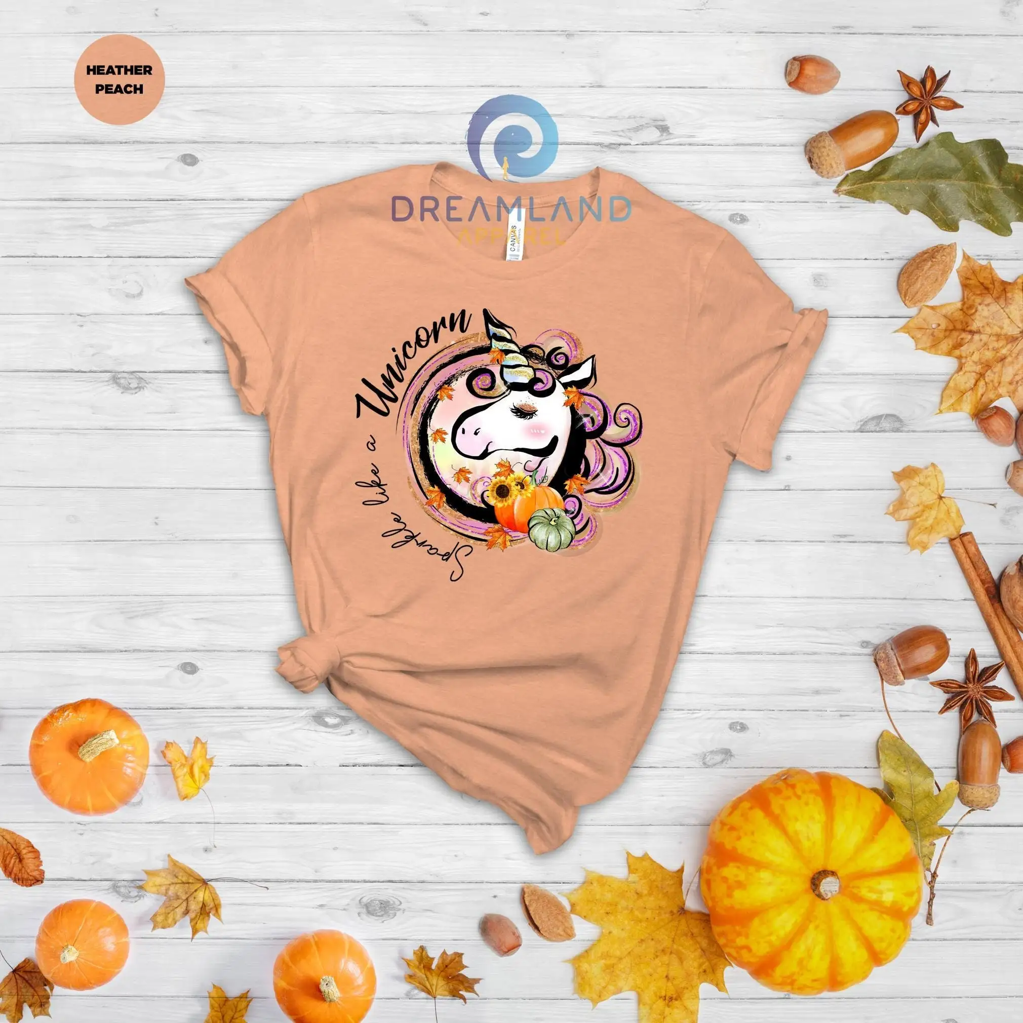 Sparkle Like A Unicorn T shirt Halloween SweaT Sunflower Floral Pumpkin Autumn Fall Leaf Girl