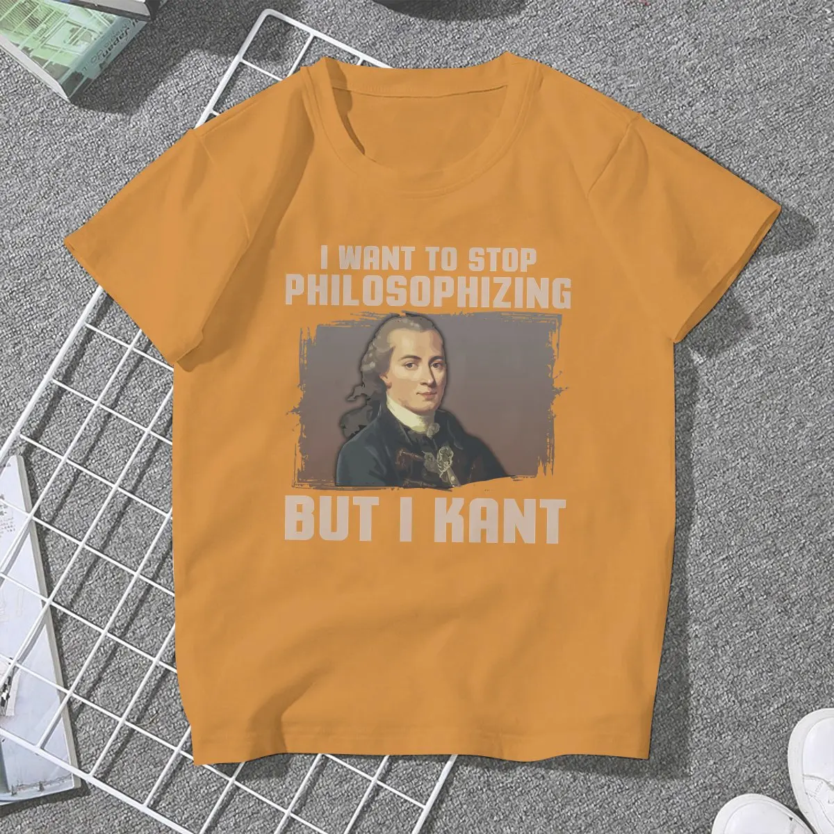 But I Kant stop philosophizing Harajuku TShirt  Philosophy Creative Casual T Shirt Female Short Sleeve Special Gift Clothes