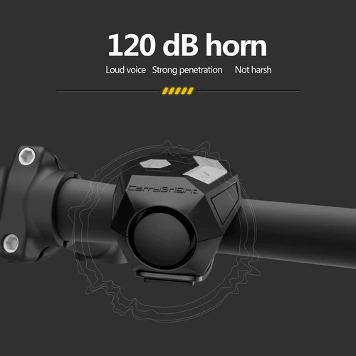 Imagen 2 del producto Luz LED para bicicleta, Control remoto inalámbrico, señal de giro, bocina, luz trasera, lámpara de advertencia, accesorios impermeables para ciclismo al aire libre