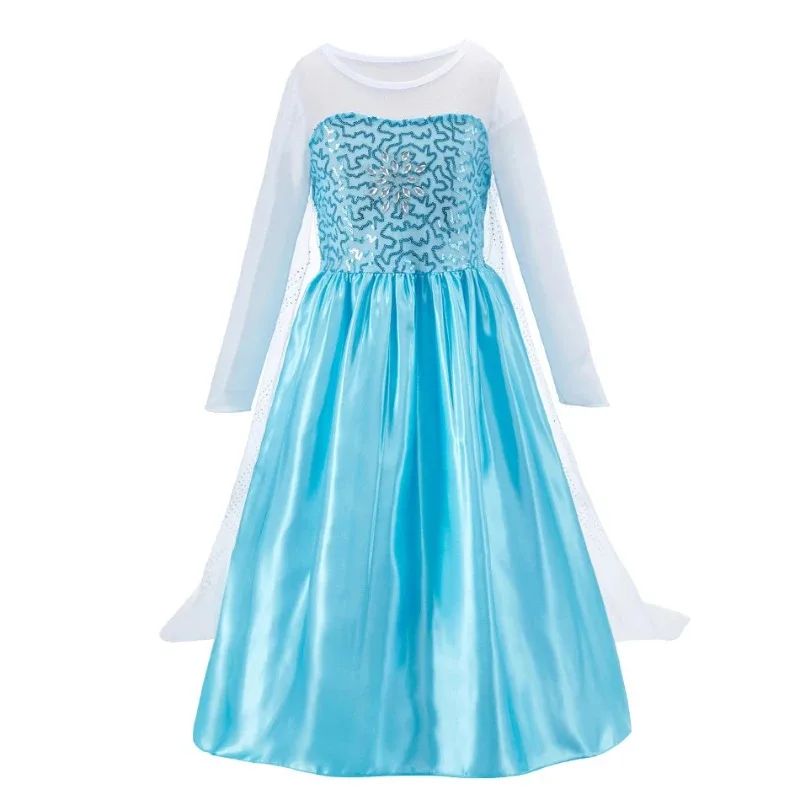 Bear's Den anime Anna Elsa vestido niños disfraz de Halloween Cosplay niños vestidos de princesa carnaval cumpleaños El nuevo 2025