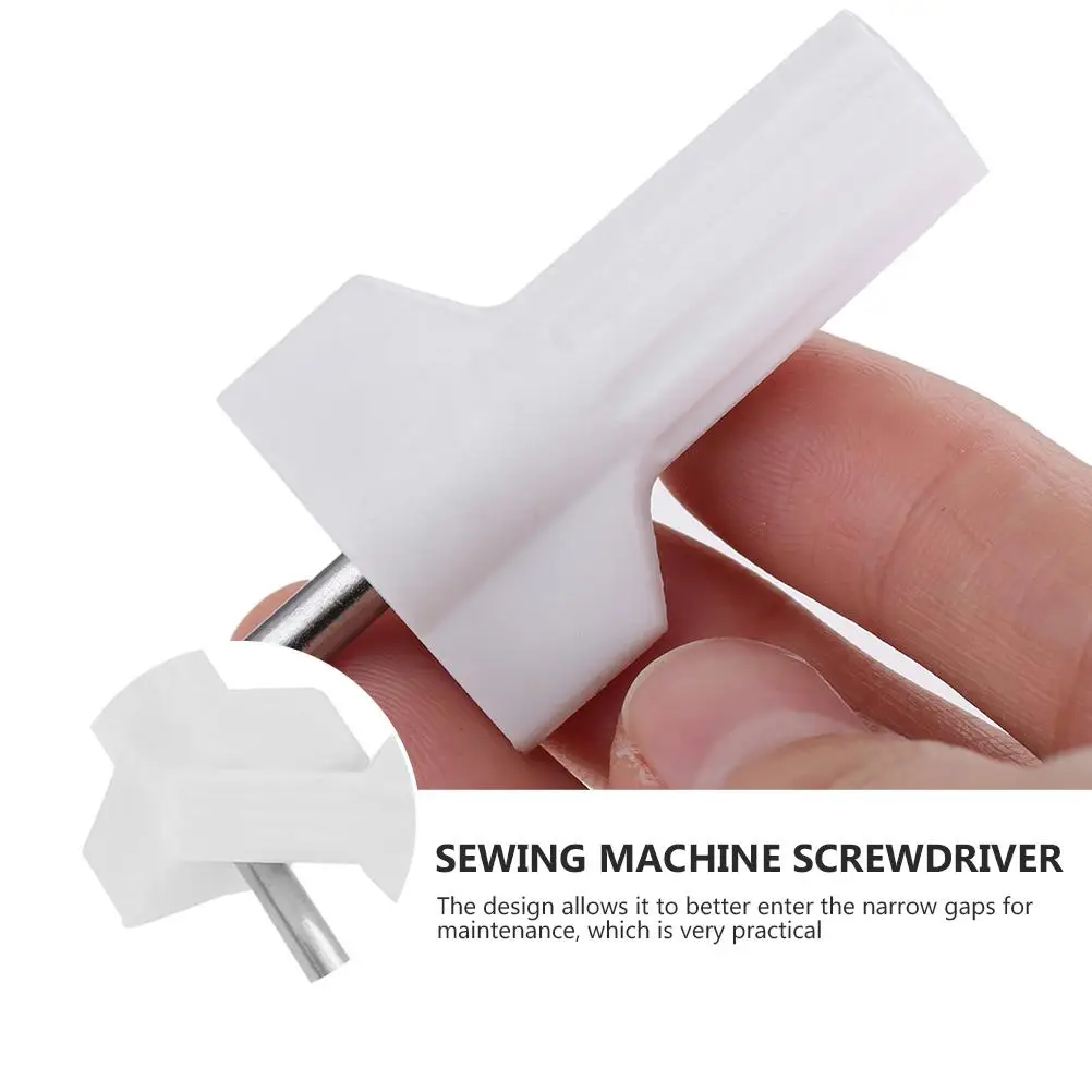 4Pcs Flathead Screwdriver Durable Plastic Metal for Sewing Machine Repair Tools Maintenance Project Household Jobs