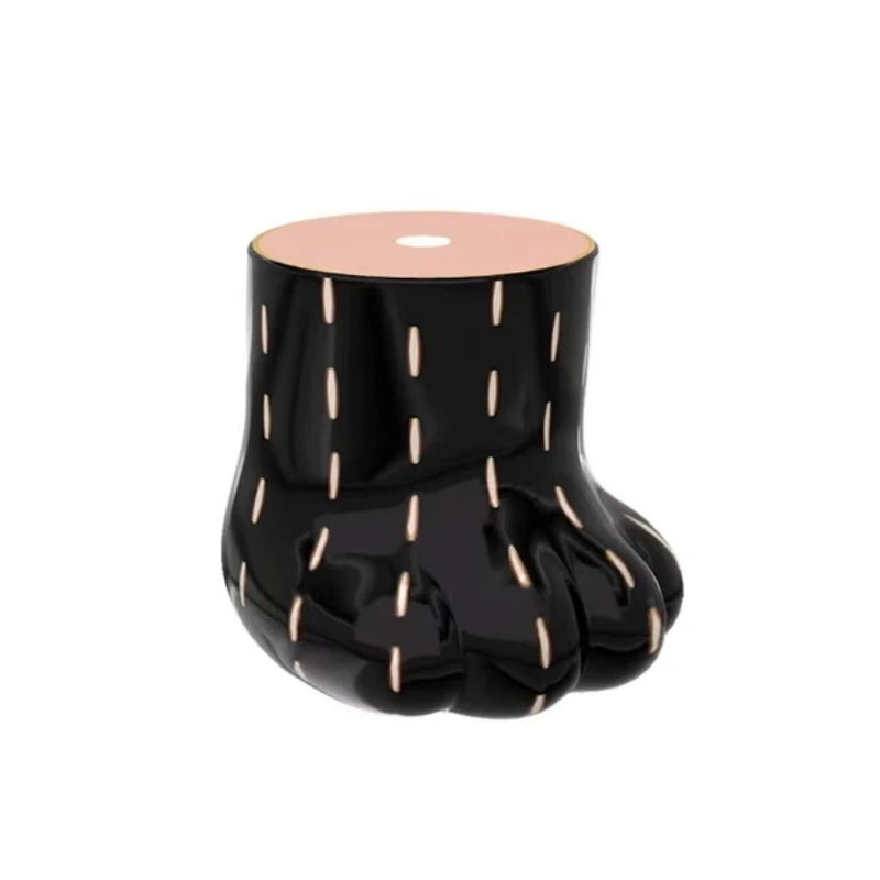

Nordic modern minimalist creative design fiberglass cartoon cat claw black side