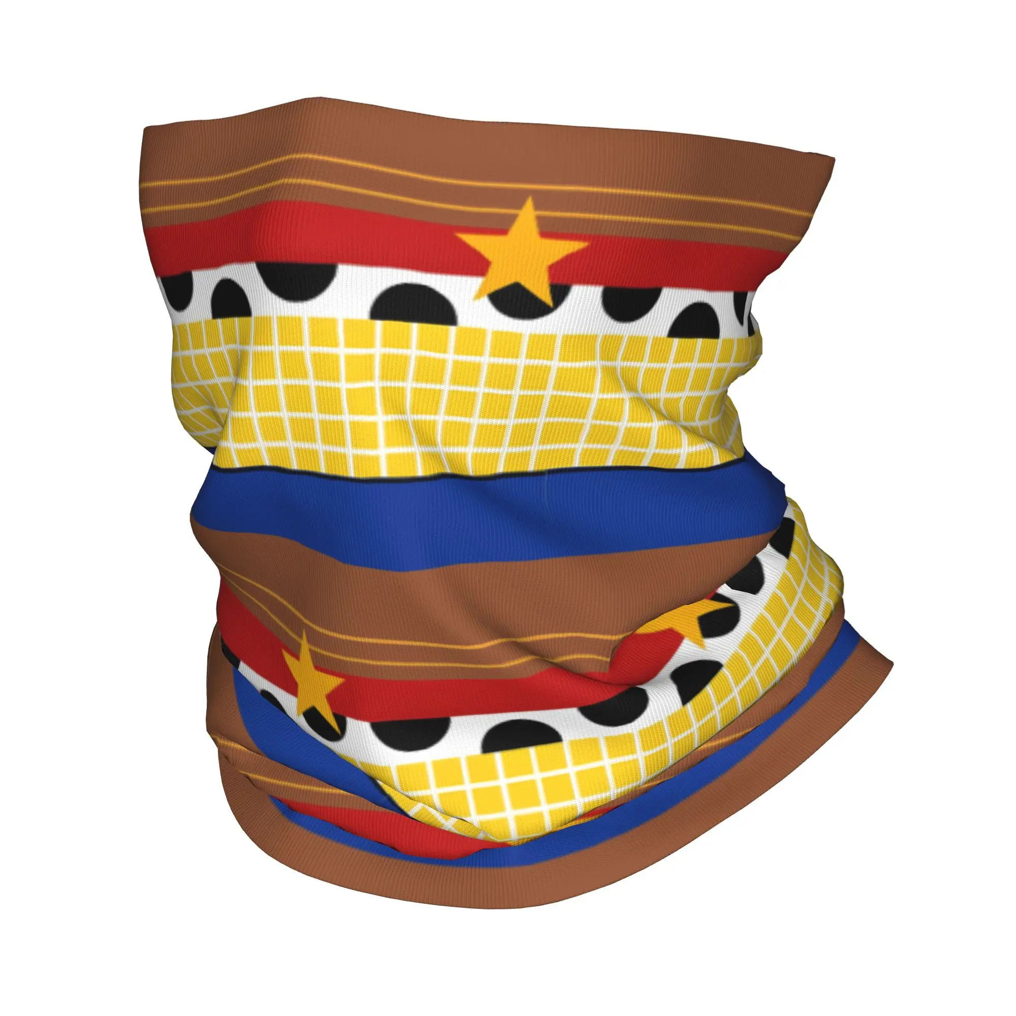 

Зимний ветрозащитный шарф-бандана для женщин с принтом «История игрушек» и аниме-персонажами, для защиты лица и шеи, для походов, с изображением Вуди, головной убор-гайтер