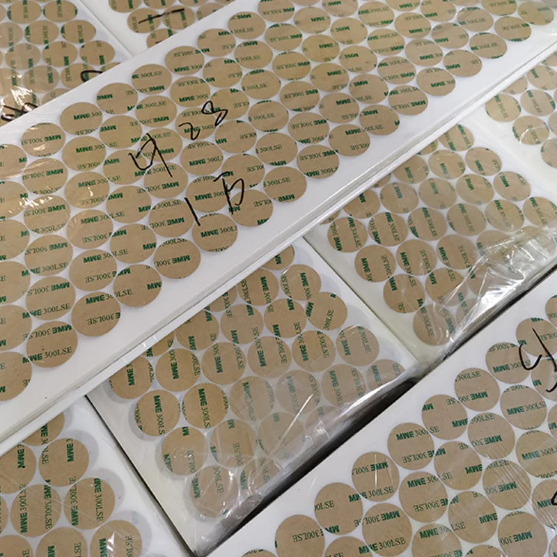 1000pcs PET Phone Holder Magnetic Plate Dots Double Sided Adhesive Glue Point Tape Round Strong Adhesive Sticker