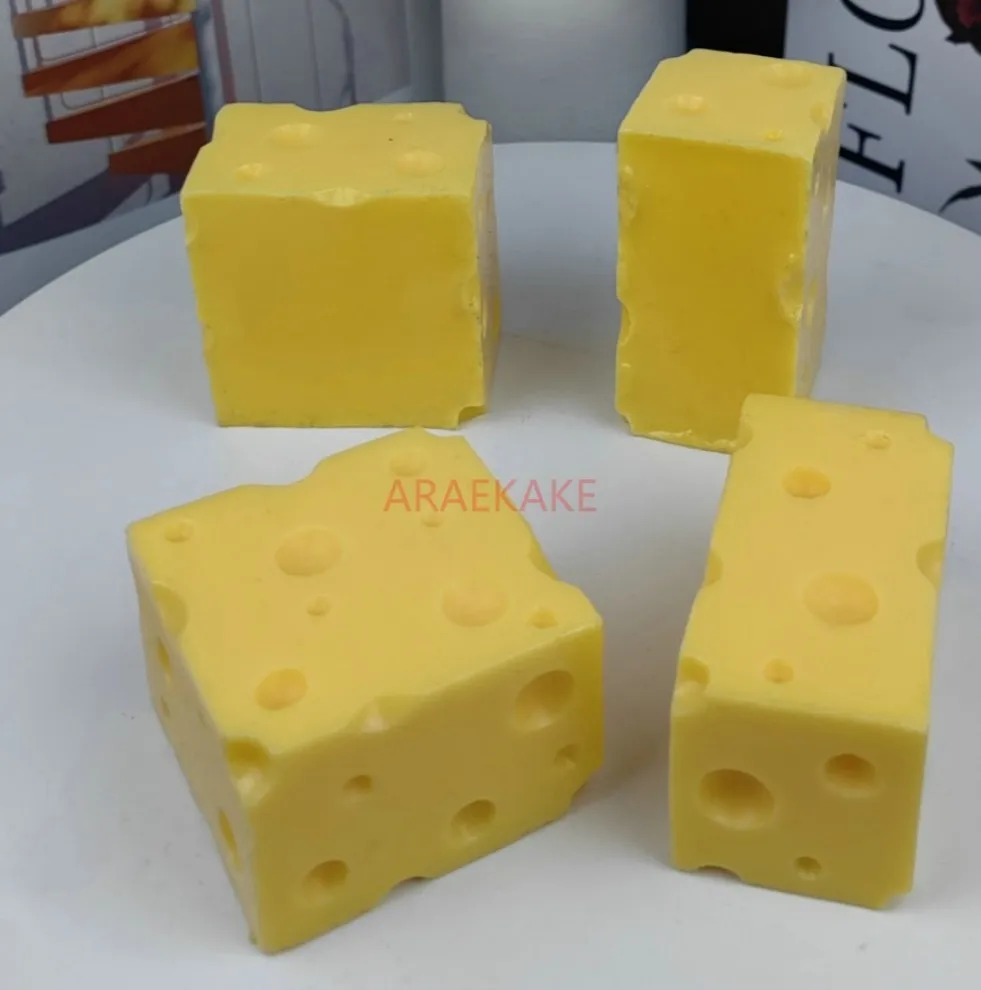 1 Uds. Modelo de queso de simulación, escaparate de queso Snap'd, exhibición de comida Artificial, exhibición de comida falsa, decoraciones de queso falso