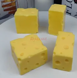 1pcs Simulation Cheese Model Cheese Snap'd Showcase Display Artificial Food Fake Food Displays Fake Cheese Decorations