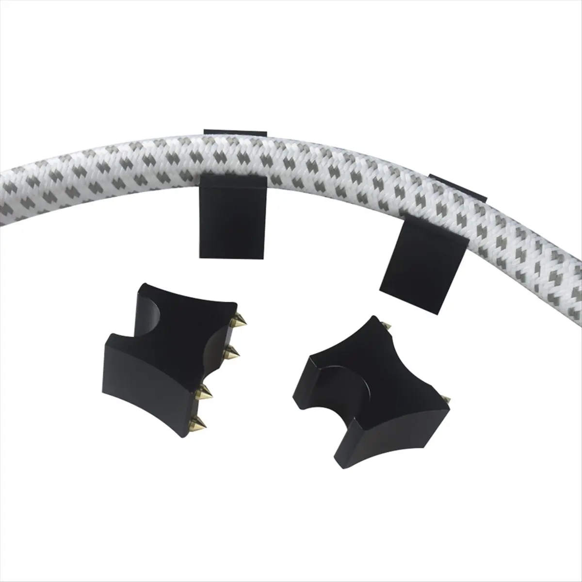 

Punctual- Hi-Fi Audio Cable Support Stand Vibration-Isolating Rack Bracket Holder Anti-Shock Foot for Shock Absorber