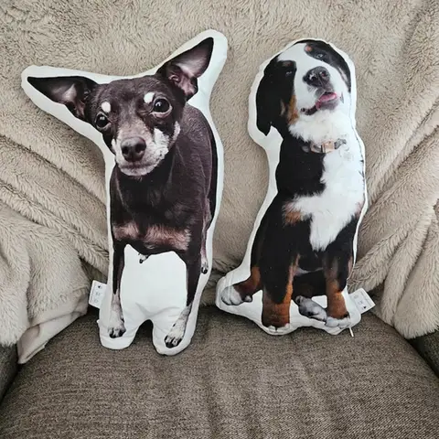Customized Pet Photos Plush Pillows Personalized Cat, Dog, Rabbit and Other Animal Shapes Birthday Valentine's Day