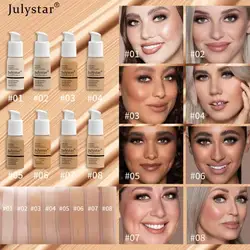 Liquid Foundation Brighten Skin Tone 30ml Beauty Cosmetics Foundation Concealer Cream Waterproof Face Makeup Matte Face Base