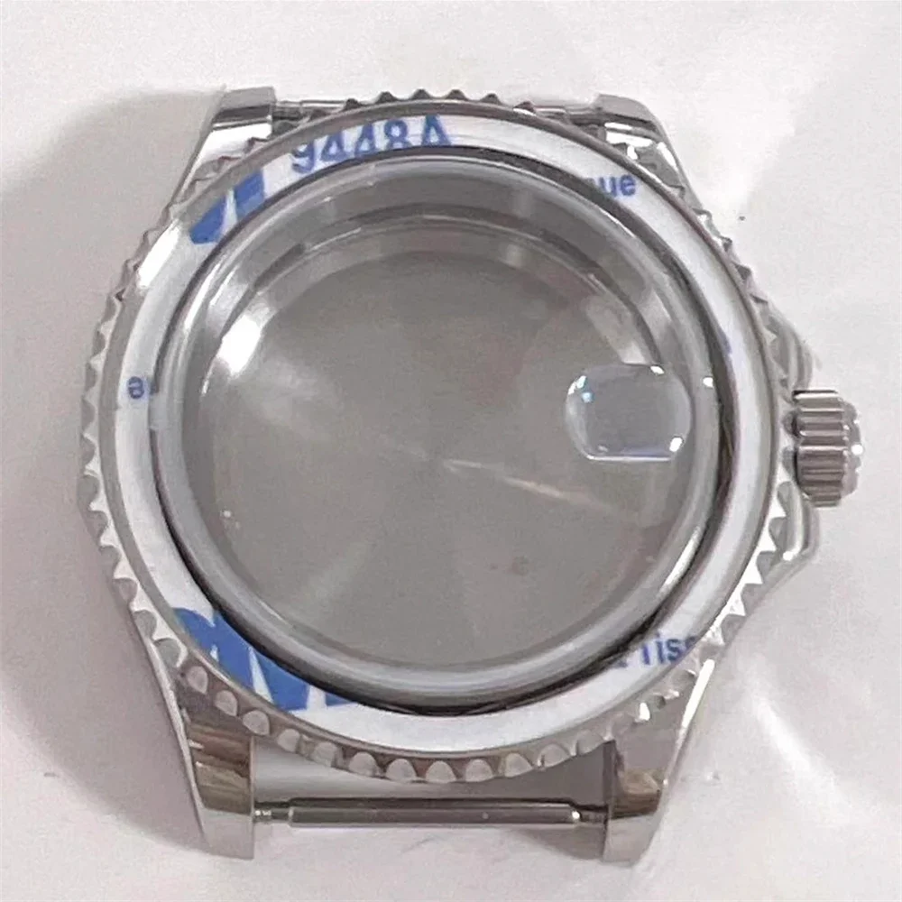 

40mm stainless steel Watch Case, Sapphire Glass Mirror with Cyclop, for NH35 NH36 4R36 7S Movement, Solid Bottom Cover Case