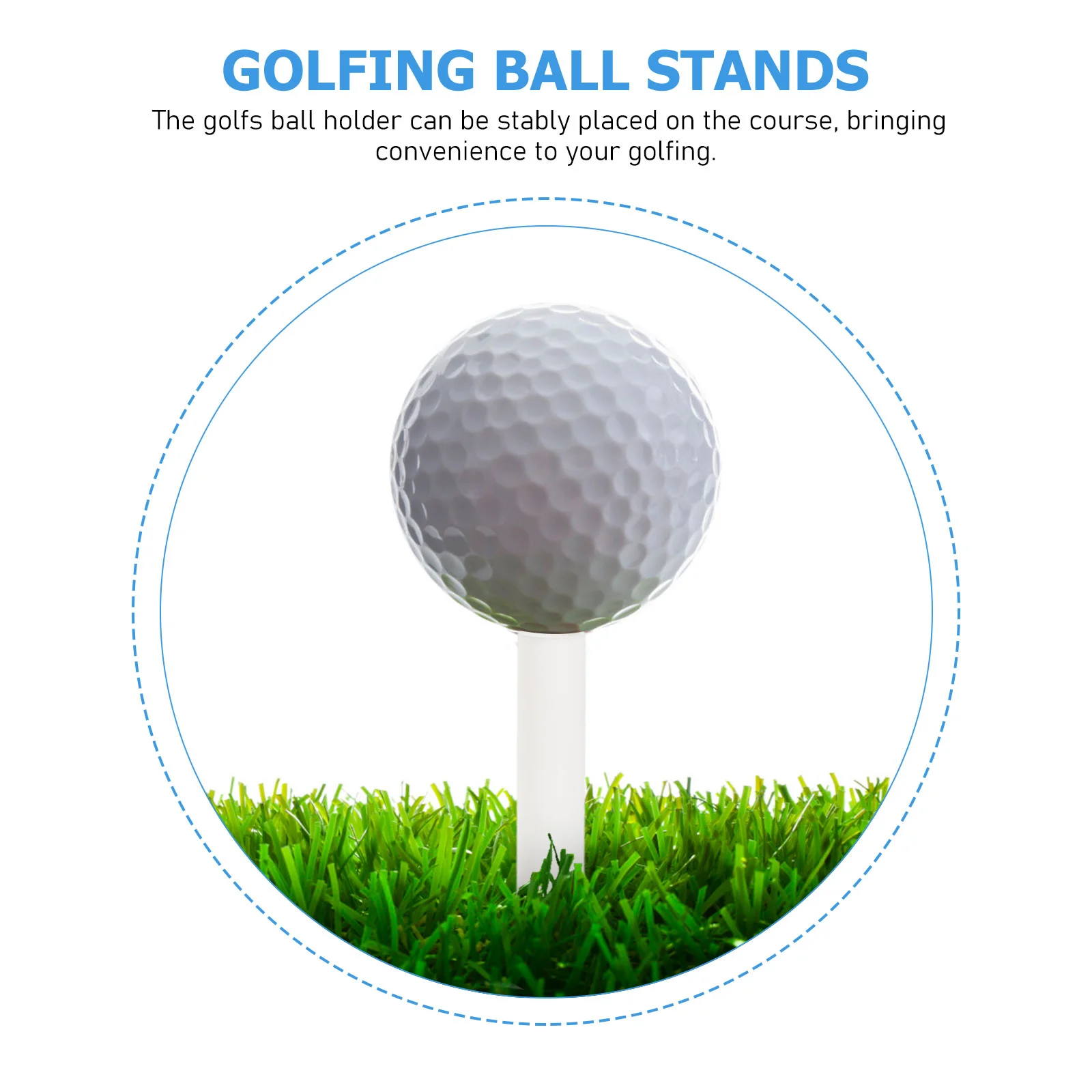 5 pezzi di golf in Silicone Tees pratici golls Ball stand flessibili Golfs Tees Golfs Tee Holders