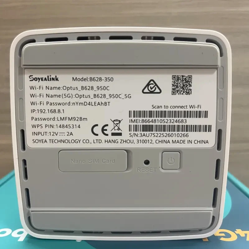 OPTUS 4G CPE Pro 3 B628-350 Wi-Fi AC1200 4G persévérance Cat12 600Mbps Sim WiFi Routeur Modem Sans Fil Gigabit Port de Téléphone