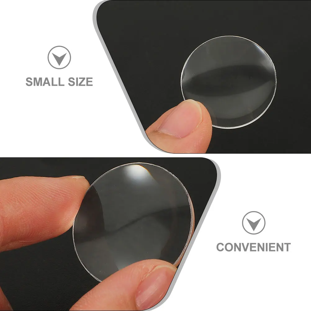 50Pcs Double Convex Lens Transparent Optical Lens Physics Teaching Tools Experiment Learning Aids Science Lab Optical Lenses