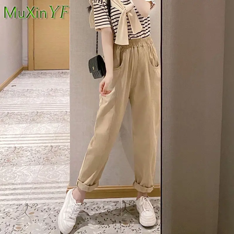 Women\'s Casual Shawl Top Pants Three Piece 2022 Summer New Striped T-Shirt Trousers Suit Female Korean Elegant Clothes Set