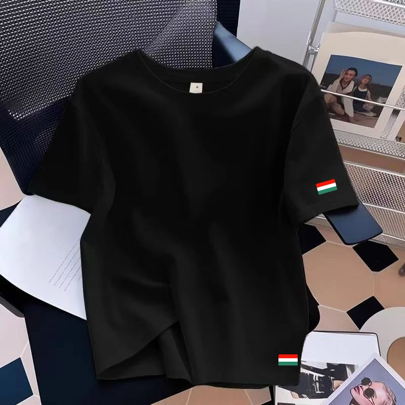 2026 Womens T-shirt Daily Cotton Soft Casual Short Sleeve Outdoor Sports Jogging Woman Clothing Summer Street Comfortable Tees