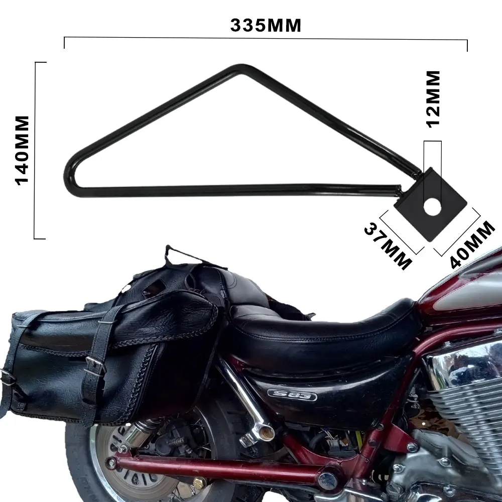 Universal Bag Retro Bracket Side Box Hanging Saddle Bag Mount Accessories For KTM Honda Yamaha Kawasaki Dirt Pit Bike Motocross