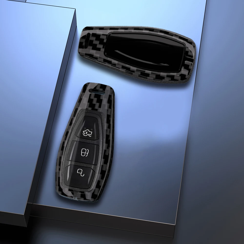 حافظة مفاتيح السيارة من سبائك الزنك لسيارة Ford ST Line Fiesta Focus Mondeo Ecosport Kuga Puma Edge Escape