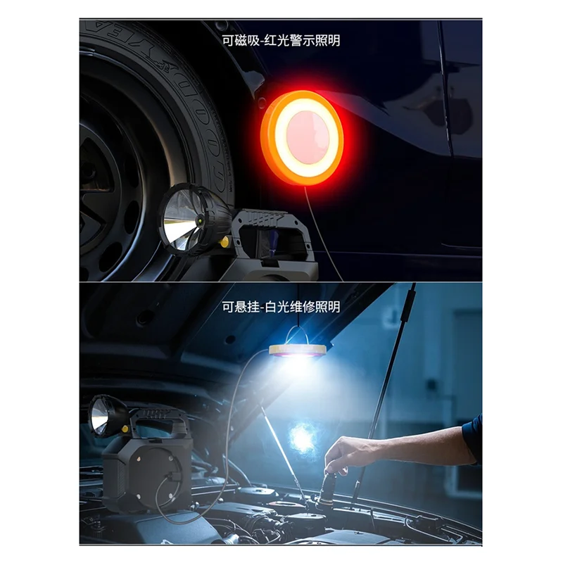 RMWIN-ไฟฉายพลังงานแสงอาทิตย์แบบพกพากลางแจ้งอเนกประสงค์ USB ชาร์จเครื่องมือฮาร์ดแวร์ในตัวชุดสกรูไฟฉาย