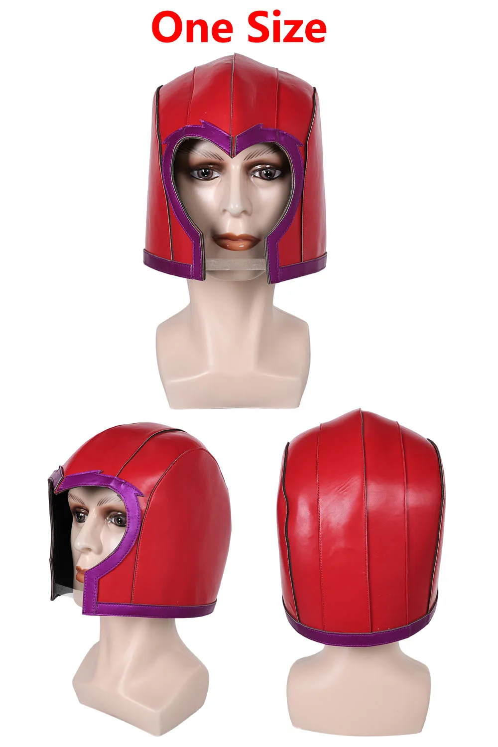 Verkleidung Magneto Cosplay Fantasy Maske Film X Super Bösewicht Kostüm Zubehör für Männer Helm Halloween Karneval Party Kopfbedeckung