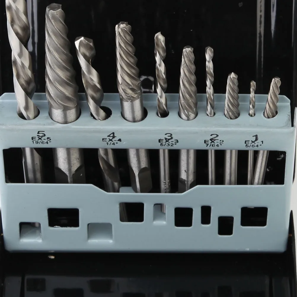 

10pcs Screw Set High Hardness Steel For Stripped Broken Damaged Screws Removal Screw Extractor Set Tool Kit Hand Tools