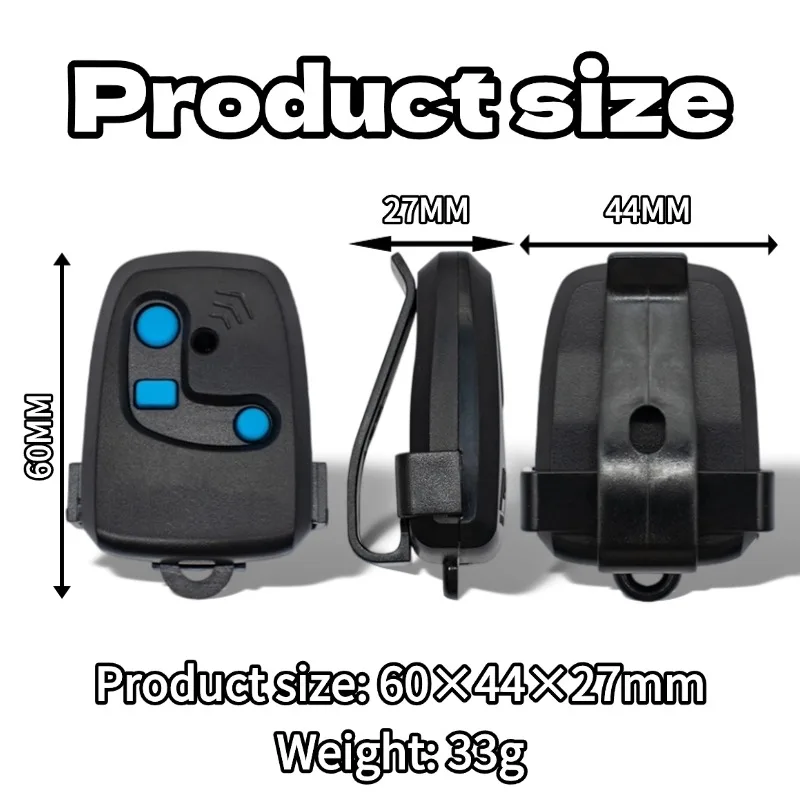 RF Remote Control For Gate PECCININ Garage Door Opener 433.92MHz Command Rolling Code Transmitter