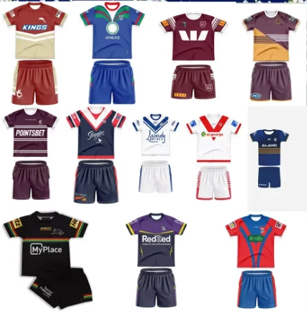 2024 Queensland Maroons Kids Kit Home Rugby Jersey 2024 HOME RUGBY JERSEY Size:16-26