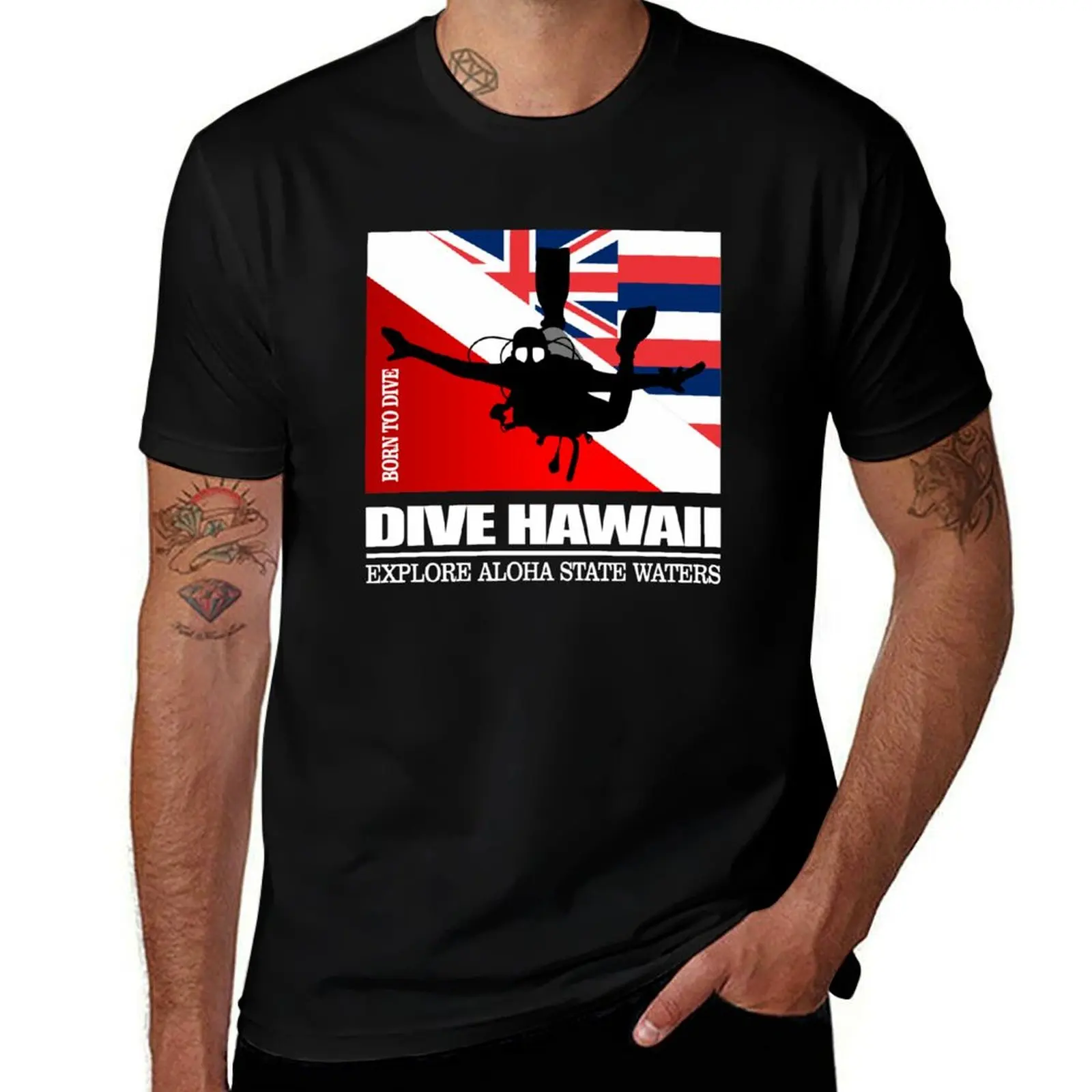 

Dive Hawaii (DF2) T-Shirt man t shirts for men t shirt custom print T-Shirt