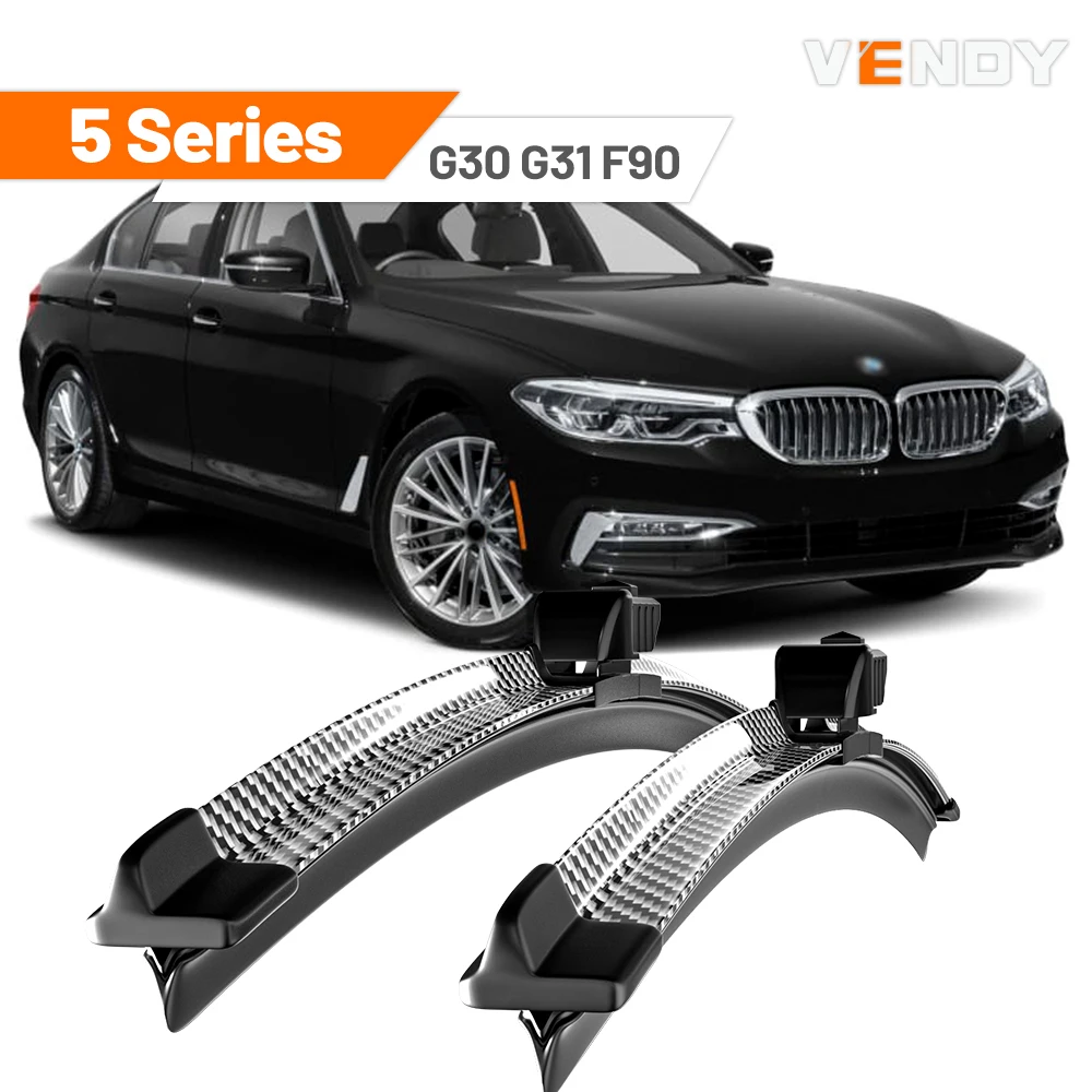 

Для BMW 5 серии G30 G31 F90 2016-2023 2017 2018 2019 2020 2021 2022 2 шт. щетки стеклоочистителя переднего стекла дворники
