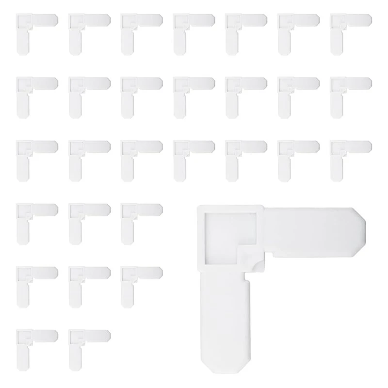 T19C For Sliding Window Screen Frame Corner Replacement 5/16 In X 3/4 In For Casement Windows, Screen Doors& Storm Door Inserts