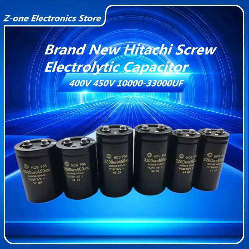 CD135 Brand New Hitachi Screw Electrolytic Capacitor 250V 400V 450V 90X160 75X220 Inverter 10000UF 15000UF 22000UF 33000UF