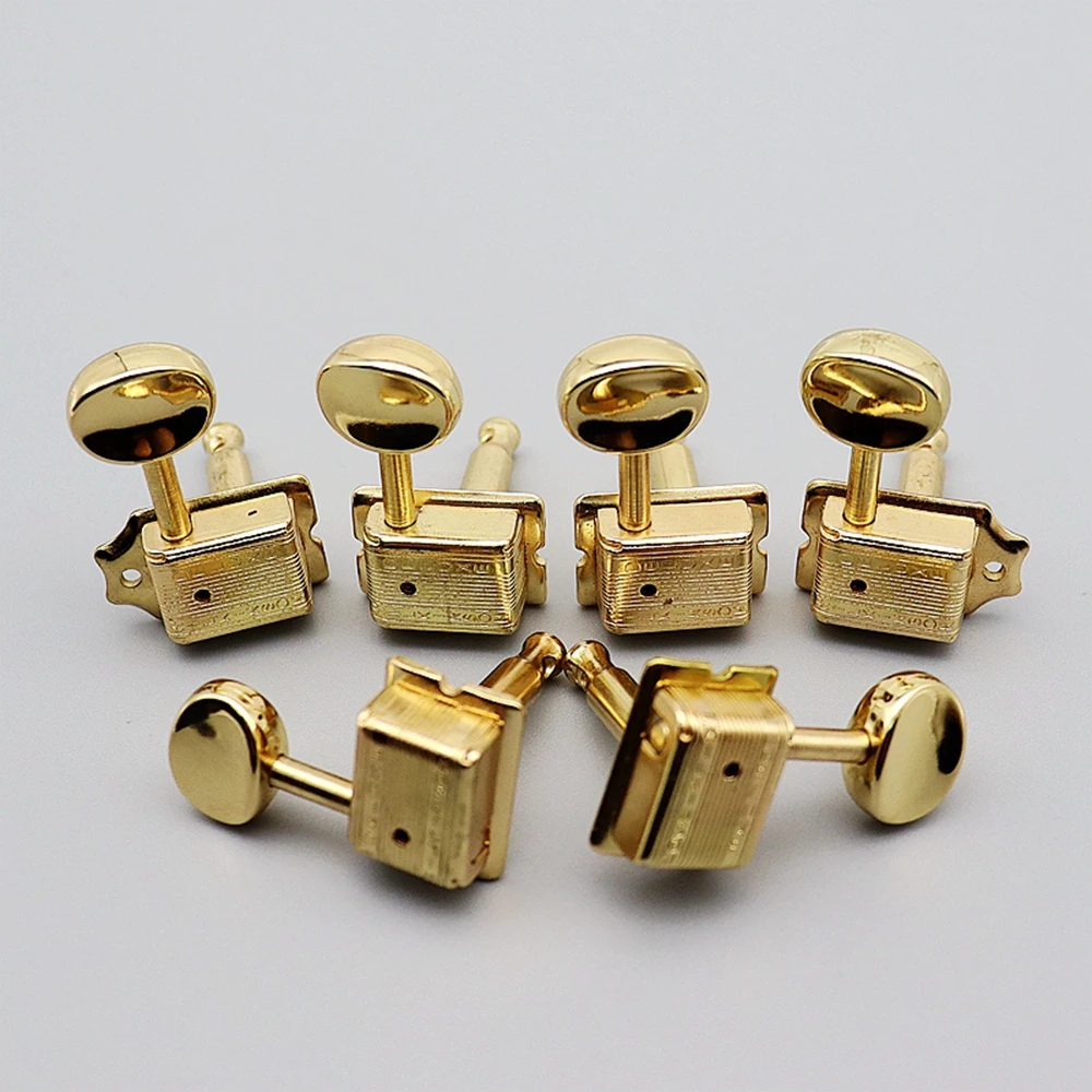 6R Vintage Guitar Tuning Pegs Small Concave Handle Machine Heads Tuners For ST&TL Guitar Wilkinson WJ-55